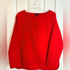 Banana Republic Bright Red Crewneck Top